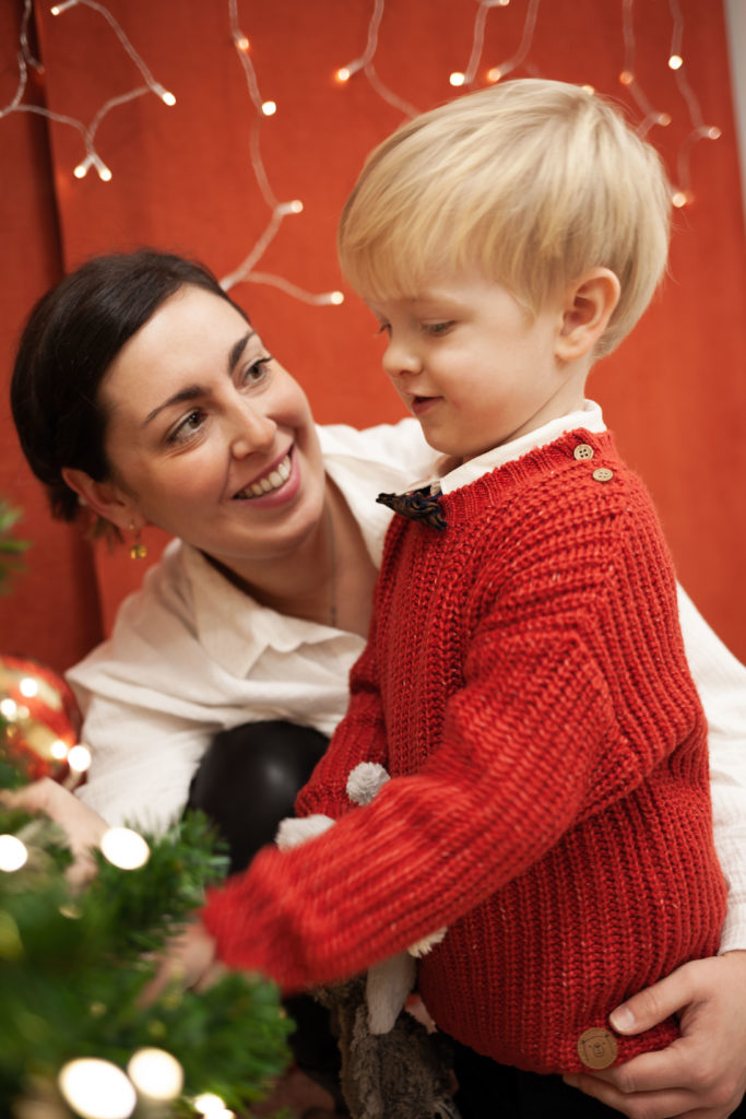 seance-noel enfant maman