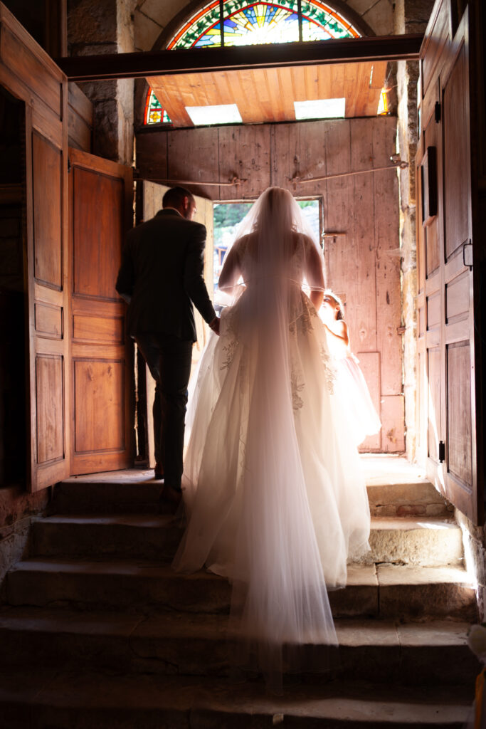 sortie d'église voeux de mariage