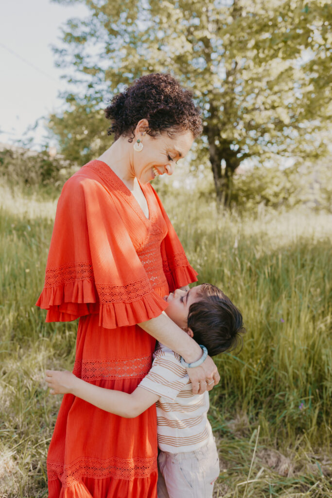 maman et son fils